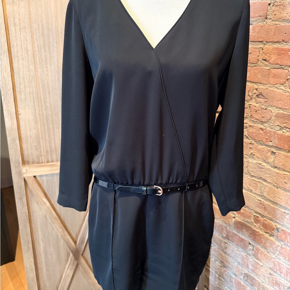 Ted Baker Sz 3 (8-10/M) Black Belted Romper